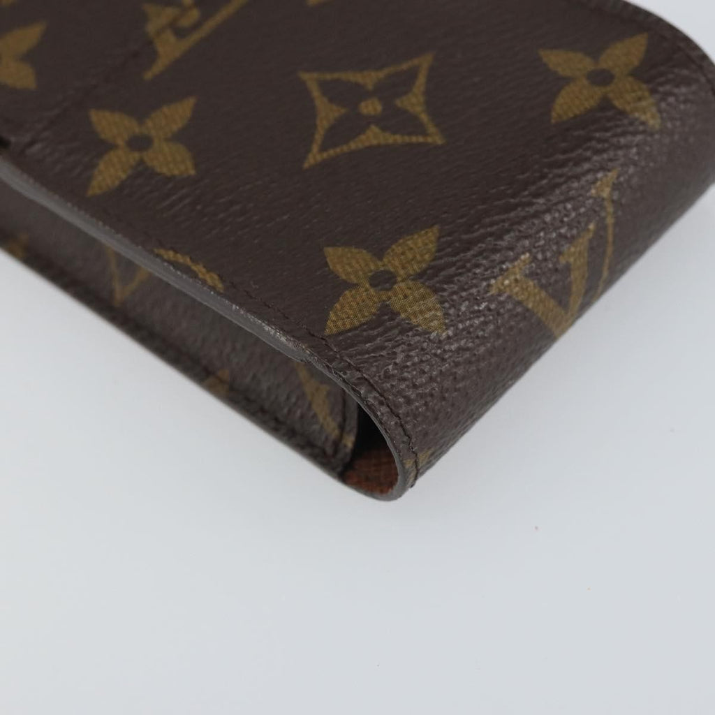 Louis Vuitton Etui Cigarette Case Monogram Canvas Brown Canvas Wallets Accessory (Pre-Owned)