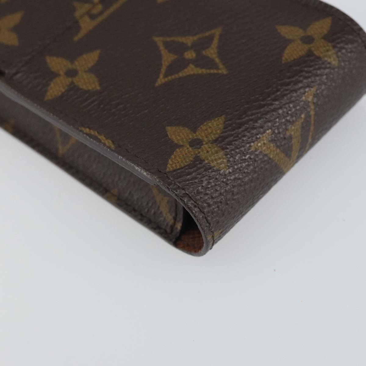 Louis Vuitton Etui Cigarette Case Monogram Canvas Brown Canvas Wallets Accessory (Pre-Owned)