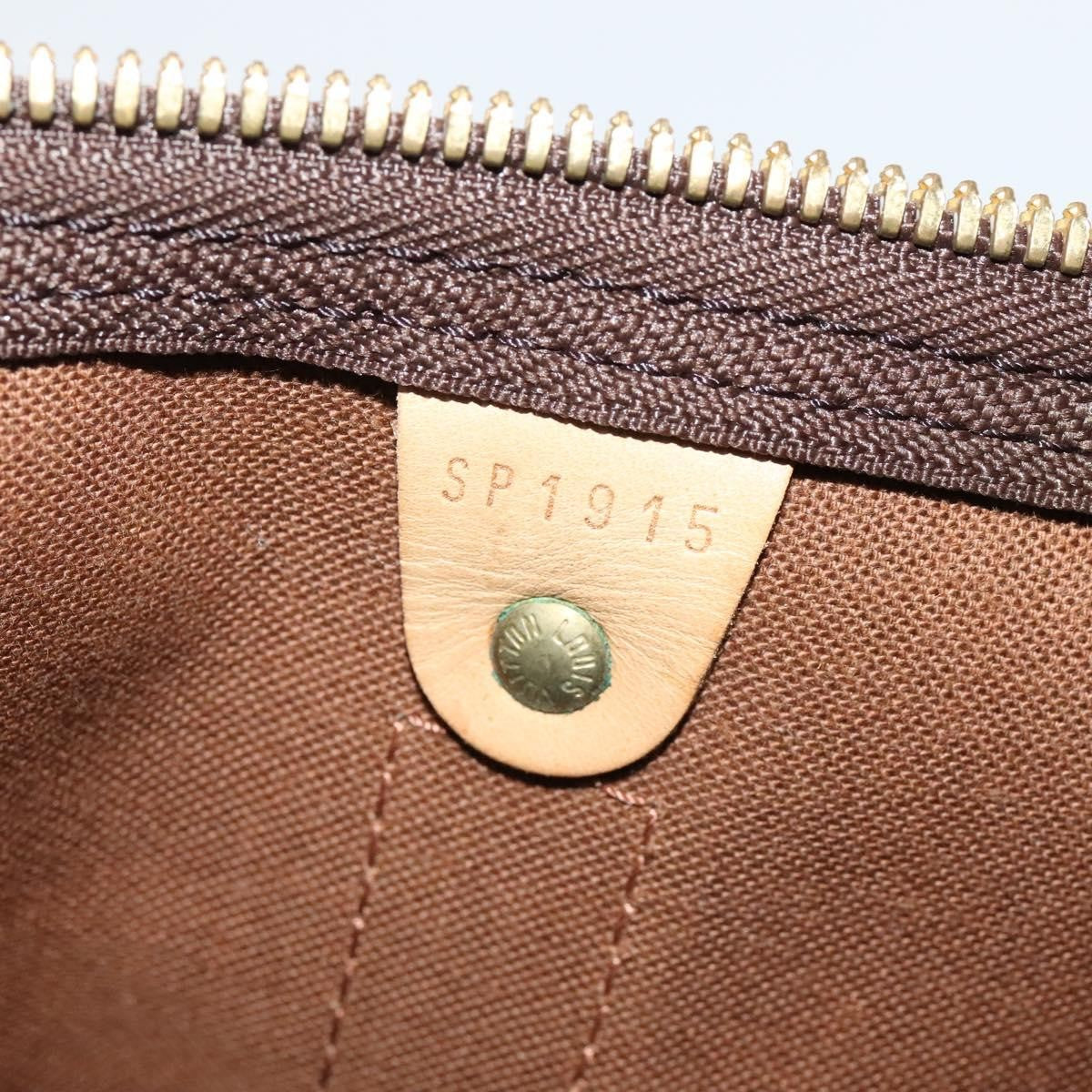 Louis Vuitton Keepall Bag Monogram Canvas Brown Canvas Travel Bag Bag (Pre-Owned)