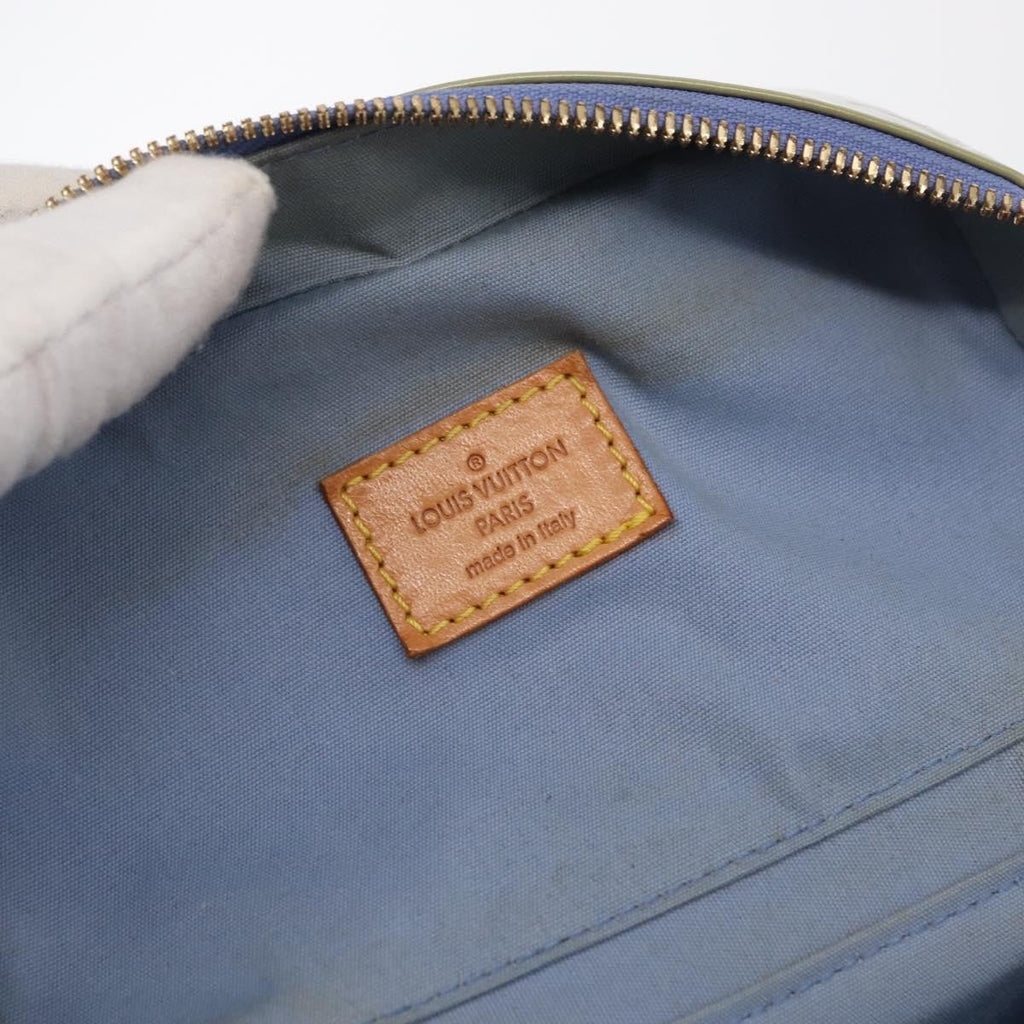 Louis Vuitton Sullivan Handbag Monogram Vernis Gray Patent_Leather Shoulder Bag Bag (Pre-Owned)