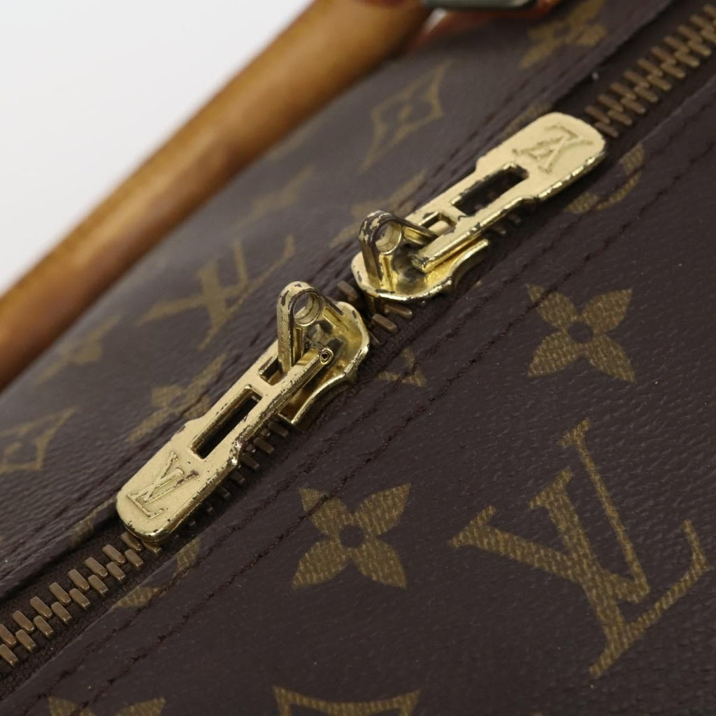 Louis Vuitton Keepall Bag Monogram Canvas Brown Canvas Travel Bag Bag (Pre-Owned)