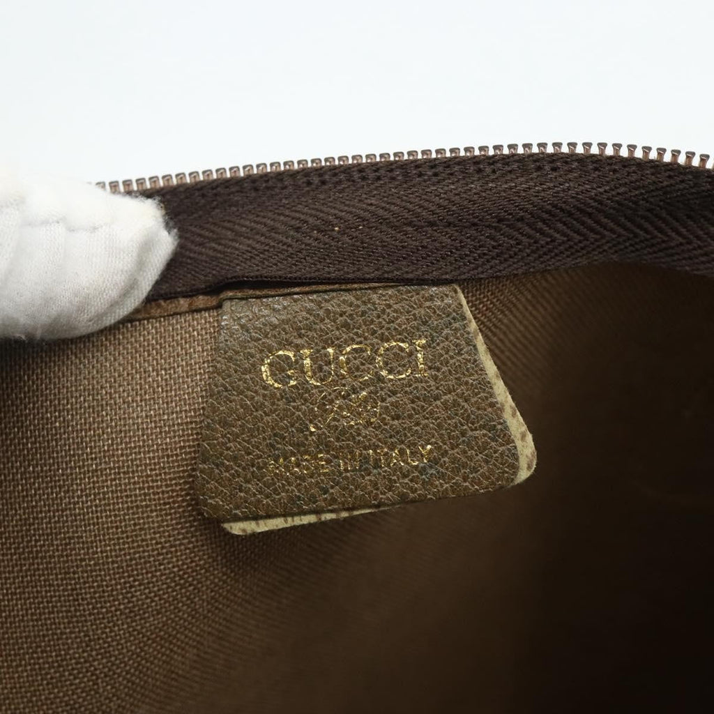 Gucci Gg Supreme Tote Bag Canvas Beige Canvas Tote Bag Bag (Pre-Owned)