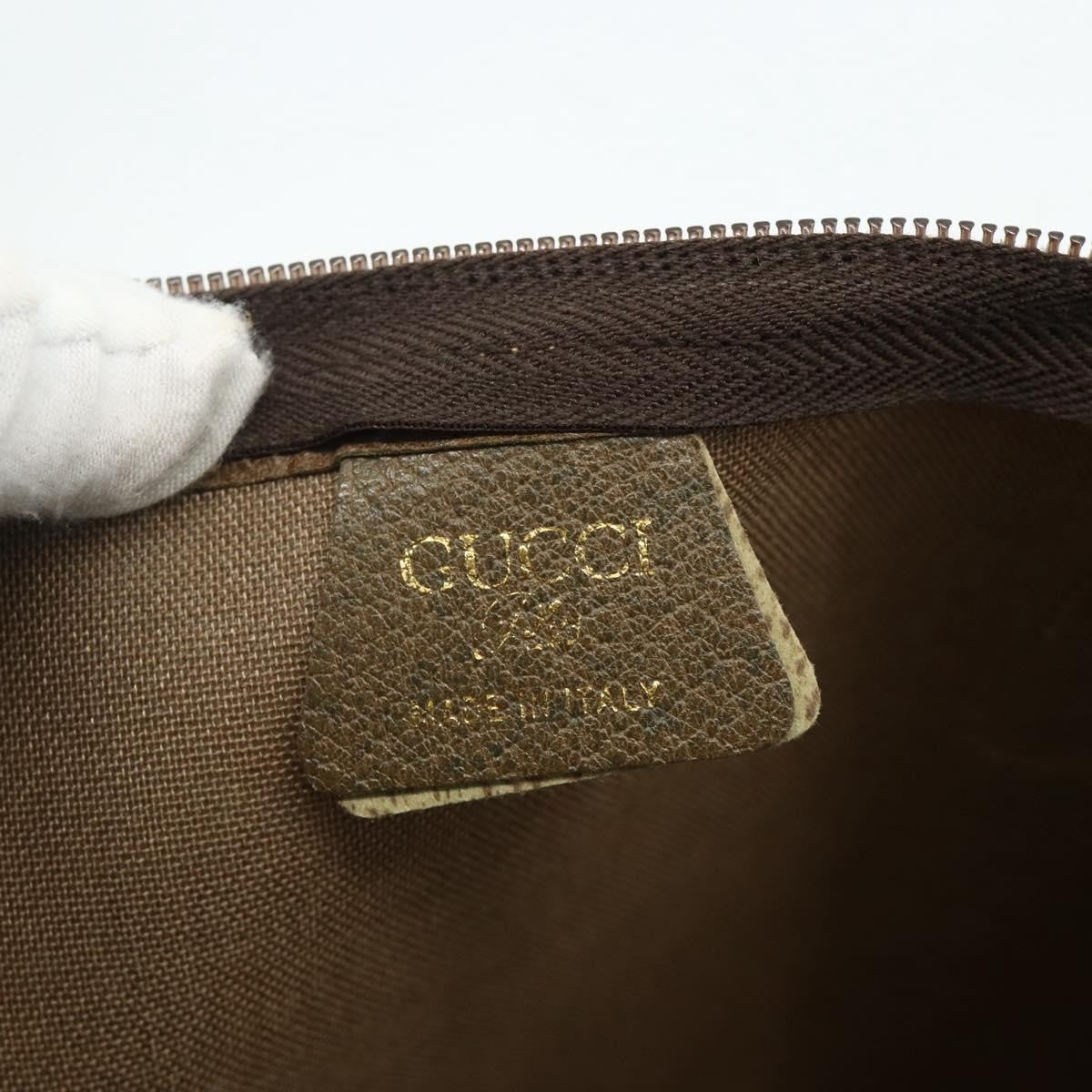 Gucci Gg Supreme Tote Bag Canvas Beige Canvas Tote Bag Bag (Pre-Owned)