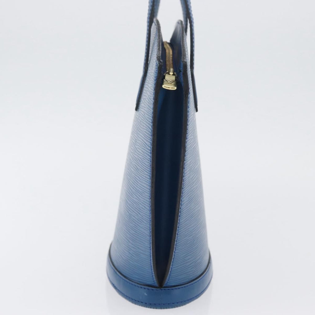Louis Vuitton Saint Jacques Handbag Epi Leather Blue Leather Handbag (Pre-Owned)