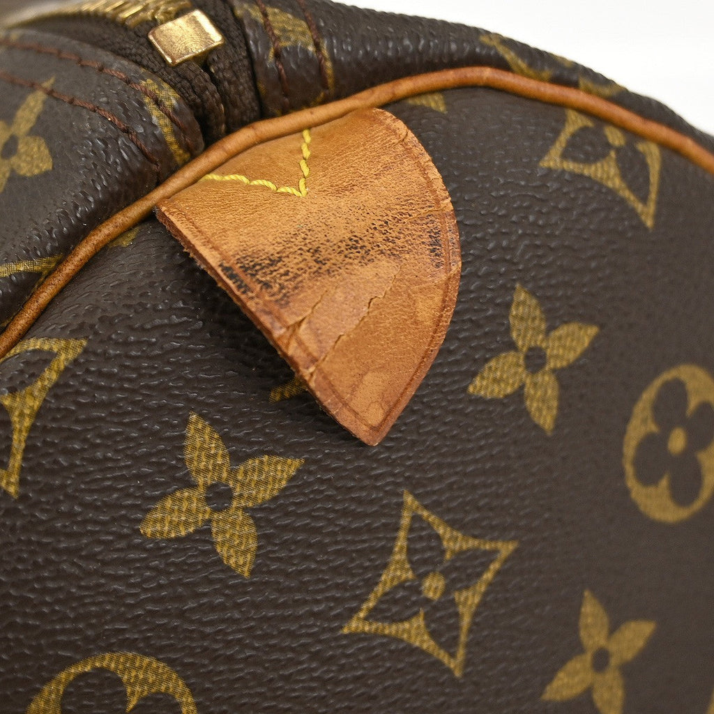 Louis Vuitton Keepall Bag Monogram Canvas Brown Canvas Travel Bag Bag (Pre-Owned)