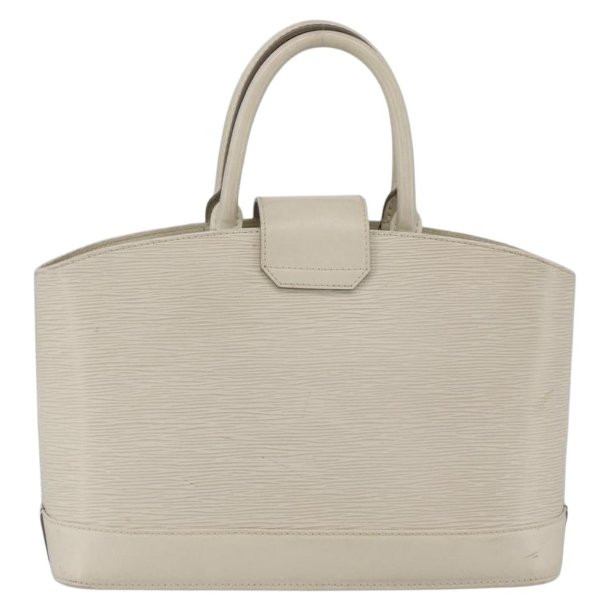 Louis Vuitton Mirabeau Handbag Epi Leather Ecru Leather Handbag (Pre-Owned)