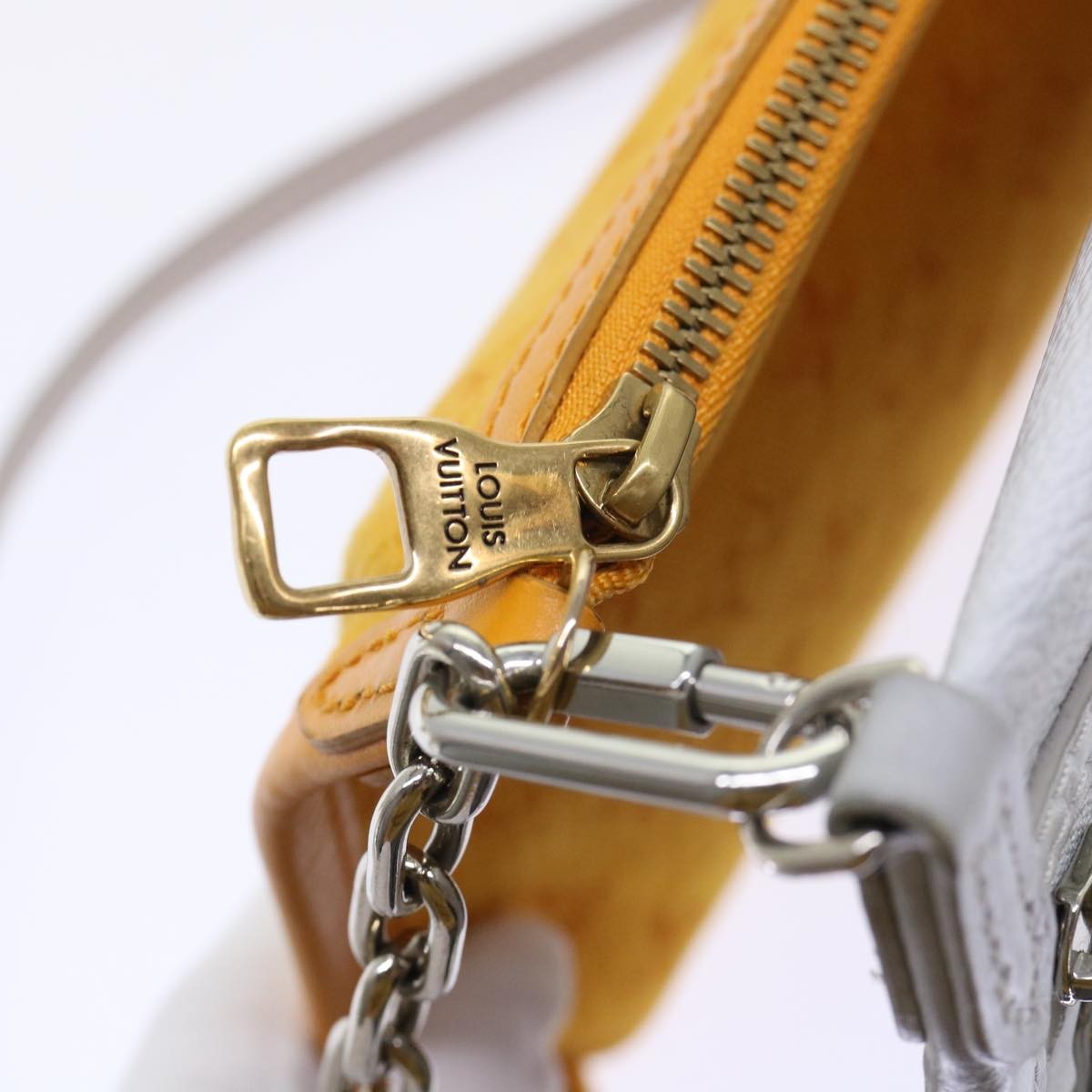 Louis Vuitton Double Flat Messenger Bag Limited Edition Logo Story Monogram Canvas And Denim Multicolour Canvas Clutche & Pouche Bag (Pre-Owned)