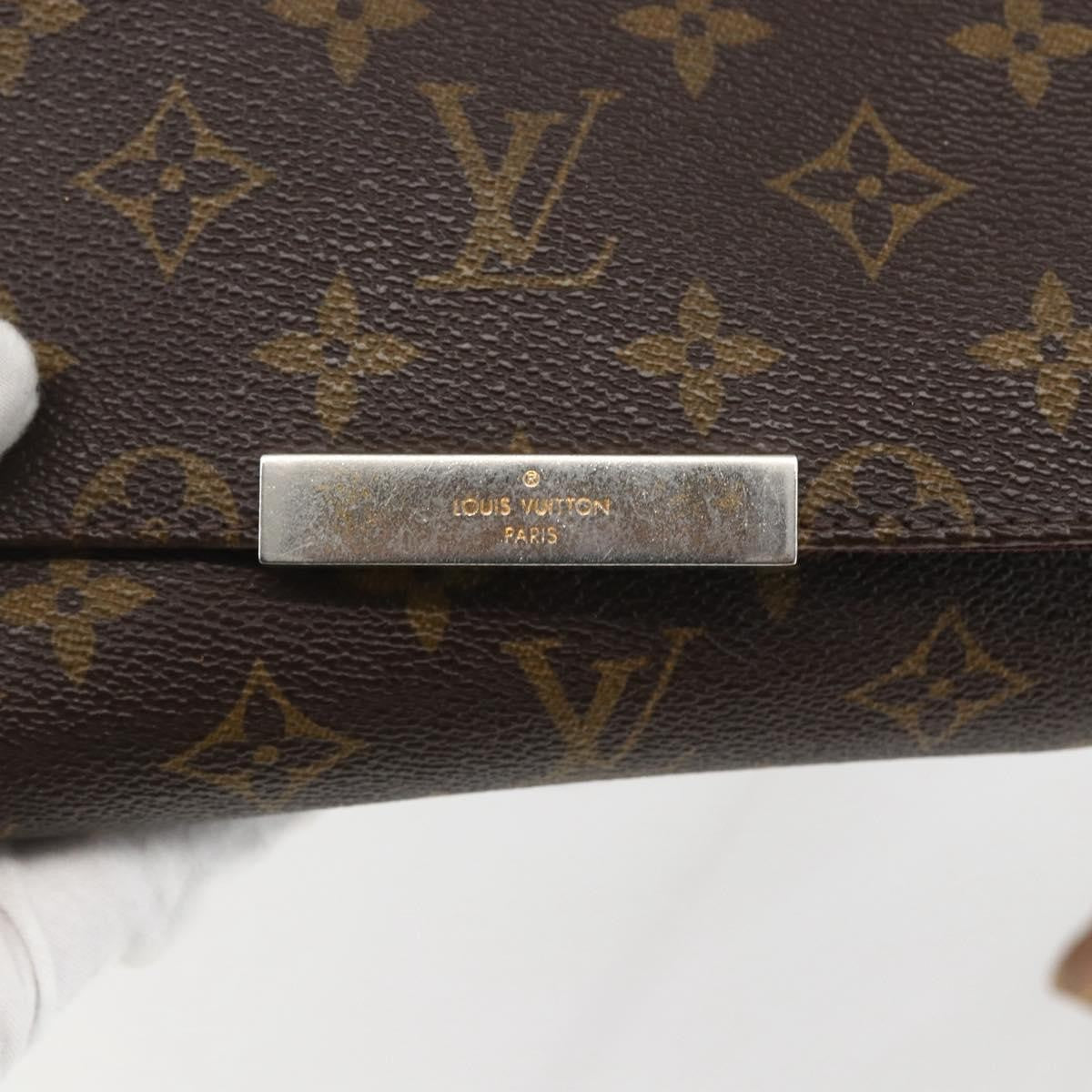 Louis Vuitton Favorite Handbag Monogram Canvas Brown Canvas Shoulder Bag Bag (Pre-Owned)