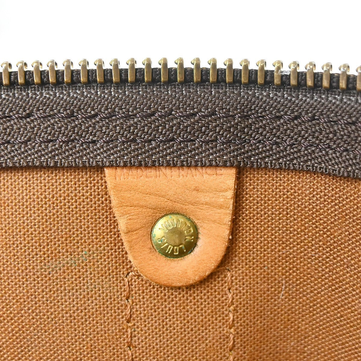 Louis Vuitton Keepall Bag Monogram Canvas Brown Canvas Travel Bag Bag (Pre-Owned)