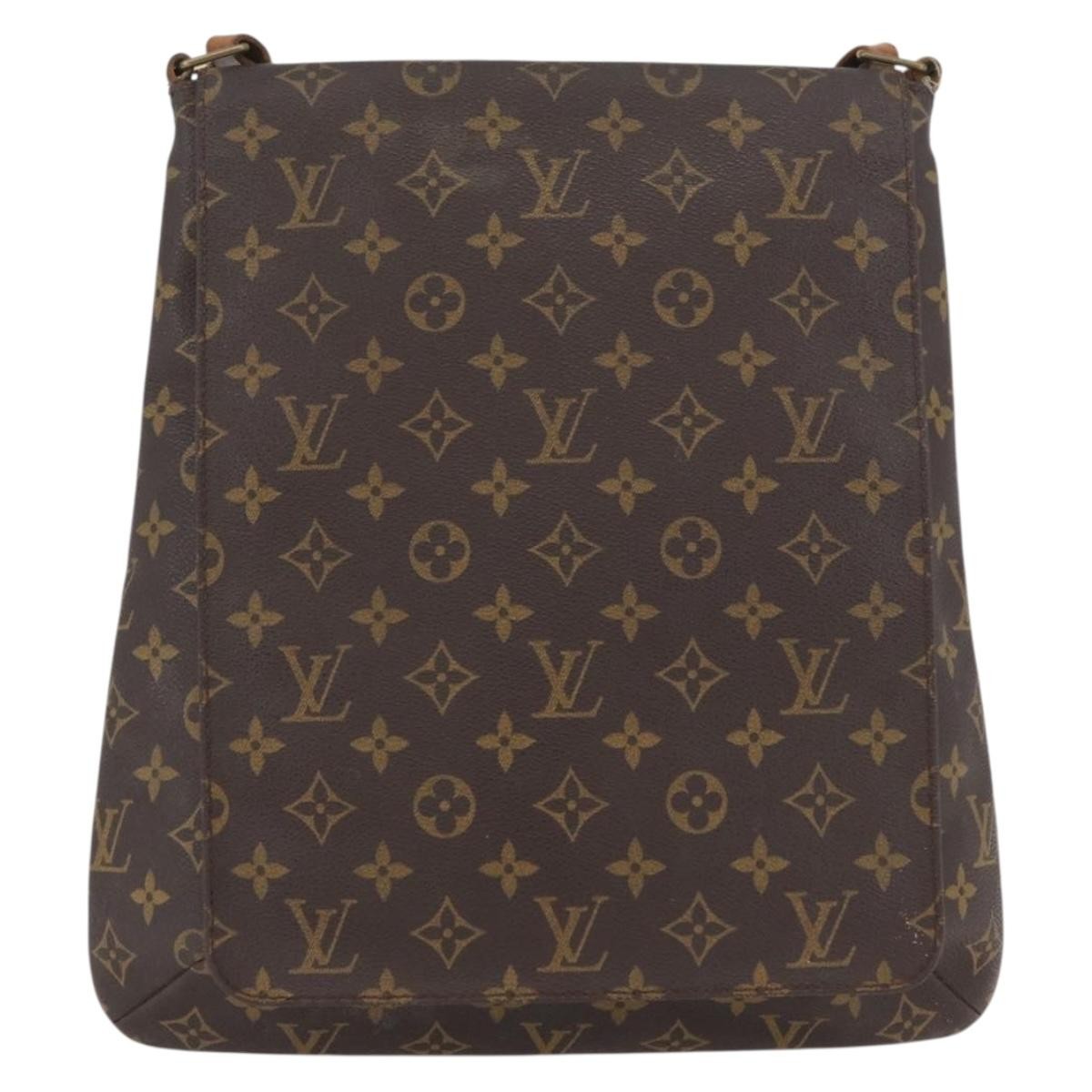 Louis Vuitton Musette Salsa Handbag Monogram Canvas Brown Canvas Shoulder Bag Bag (Pre-Owned)