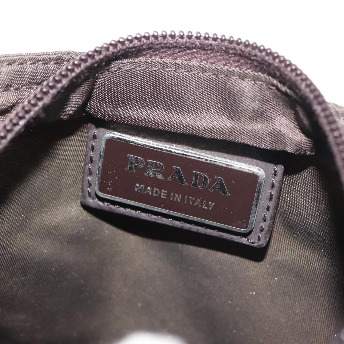 Prada Front Pocket Messenger Bag Tessuto Khaki Nylon Shoulder Bag Bag (Pre-Owned)