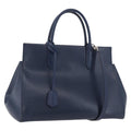 Louis Vuitton Marly Handbag Epi Leather Blue Leather Handbag (Pre-Owned)
