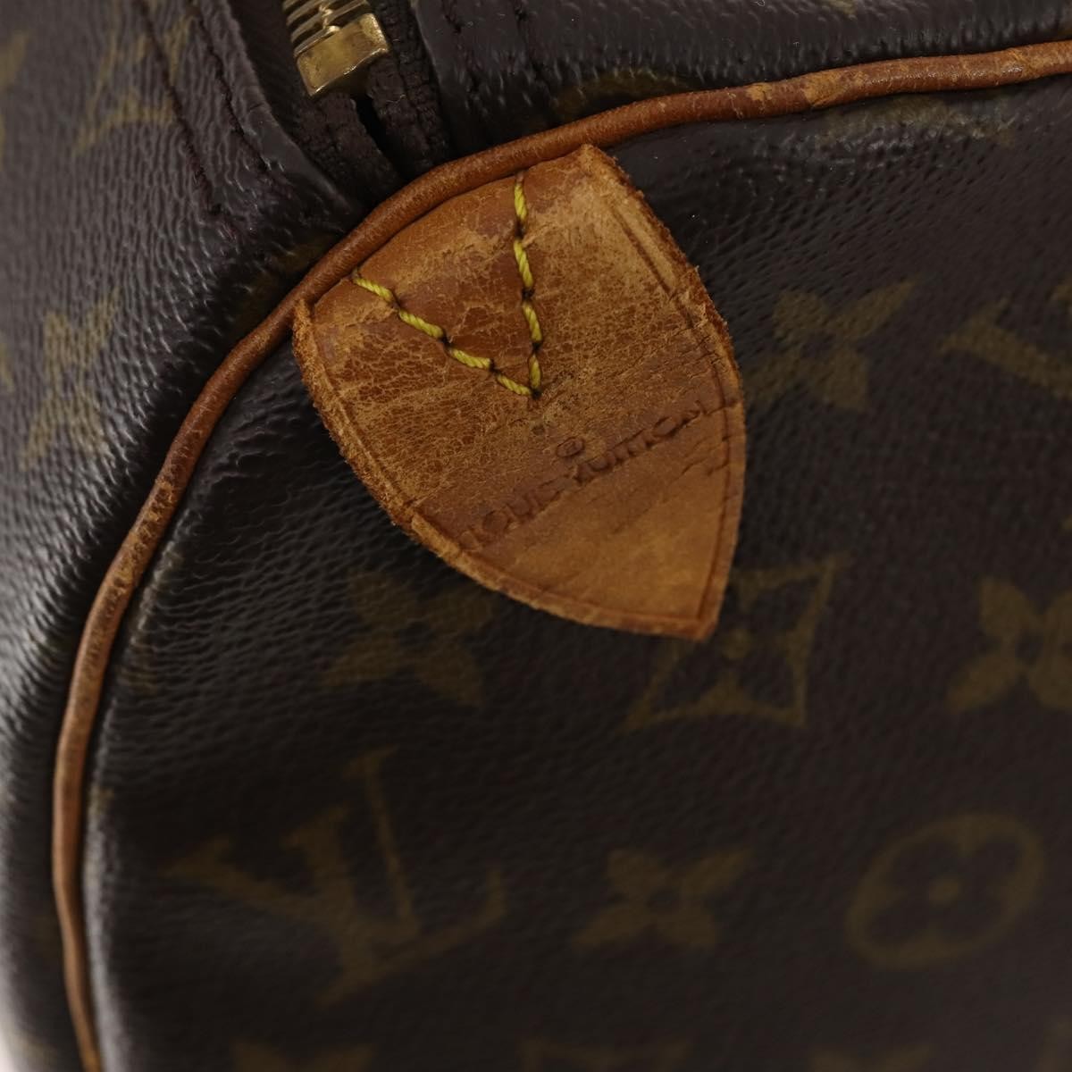 Louis Vuitton Keepall Bag Monogram Canvas Brown Canvas Travel Bag Bag (Pre-Owned)