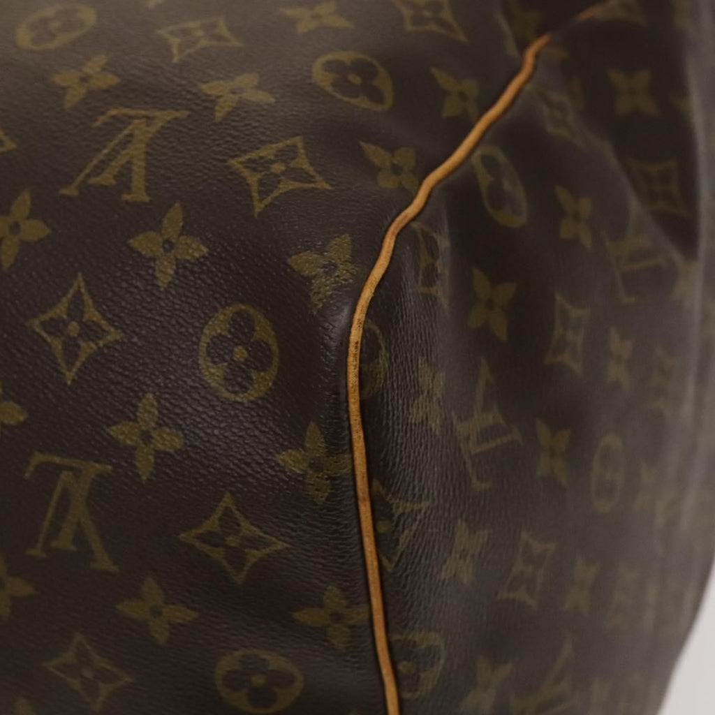 Louis Vuitton Keepall Bag Monogram Canvas Brown Canvas Travel Bag Bag (Pre-Owned)