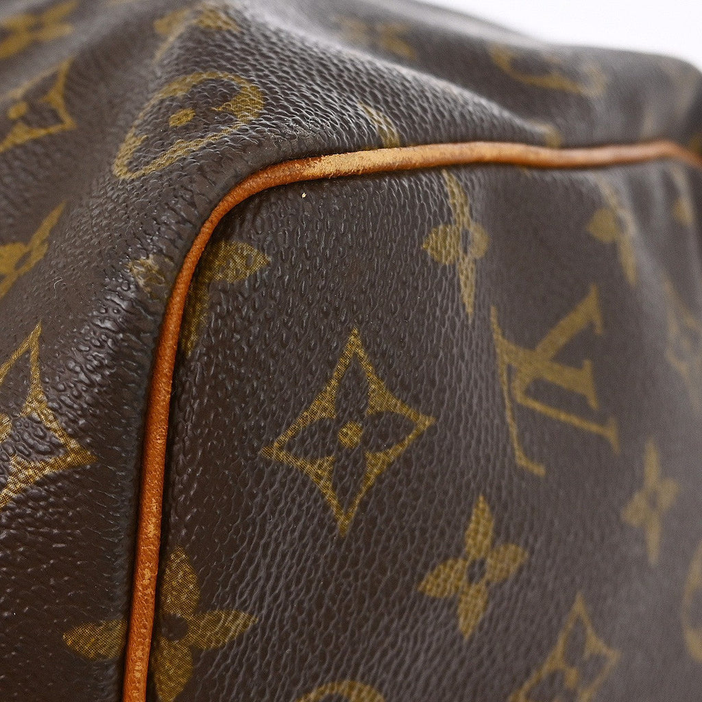 Louis Vuitton Keepall Bag Monogram Canvas Brown Canvas Travel Bag Bag (Pre-Owned)