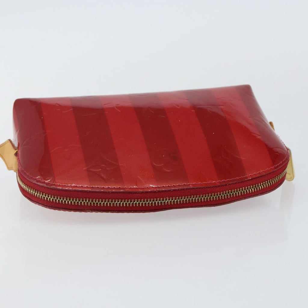 Louis Vuitton Cosmetic Pouch Electric Epi Leather Red Patent_Leather Bag (Pre-Owned)