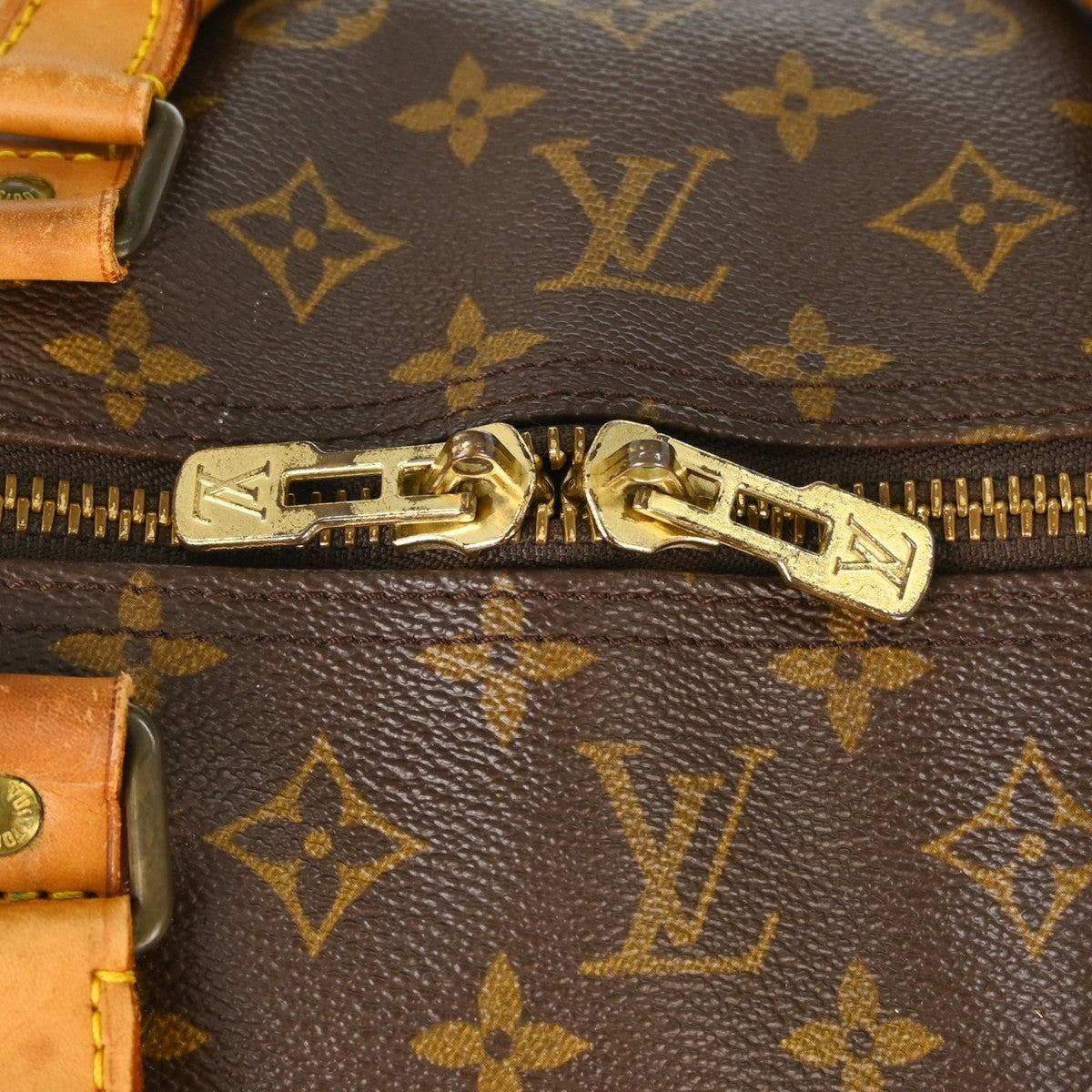 Louis Vuitton Keepall Bag Monogram Canvas Brown Canvas Travel Bag Bag (Pre-Owned)