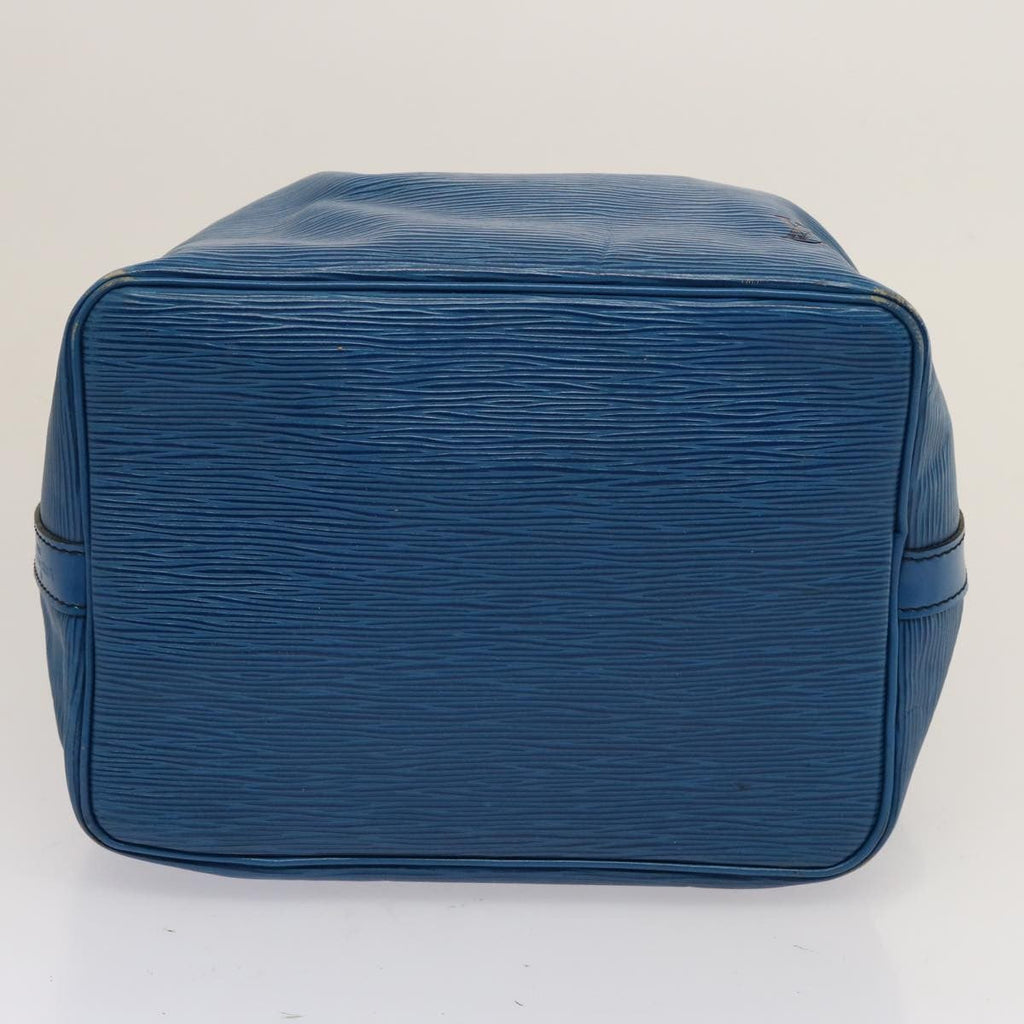 Louis Vuitton Petit Noe Handbag Epi Leather Blue Leather Shoulder Bag Bag (Pre-Owned)
