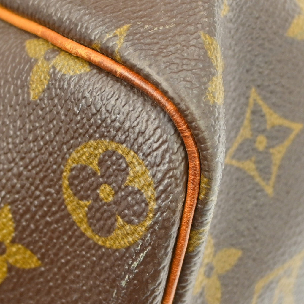 Louis Vuitton Keepall Bag Monogram Canvas Brown Canvas Travel Bag Bag (Pre-Owned)