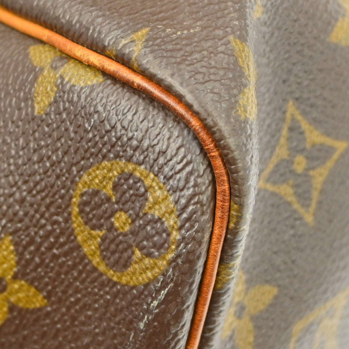 Louis Vuitton Keepall Bag Monogram Canvas Brown Canvas Travel Bag Bag (Pre-Owned)