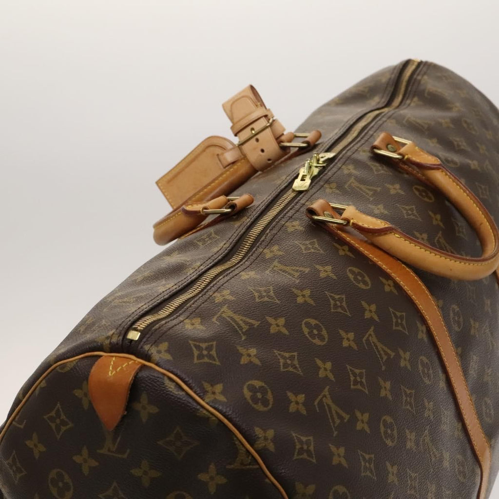 Louis Vuitton Keepall Bag Monogram Canvas Brown Canvas Travel Bag Bag (Pre-Owned)