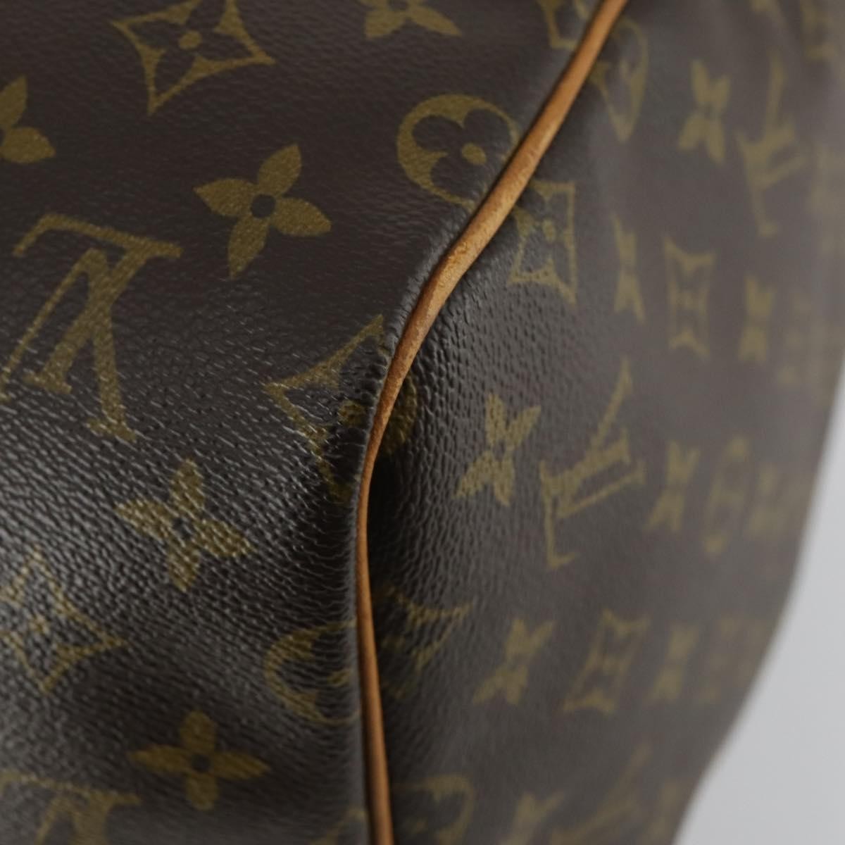 Louis Vuitton Keepall Bag Monogram Canvas Brown Canvas Travel Bag Bag (Pre-Owned)