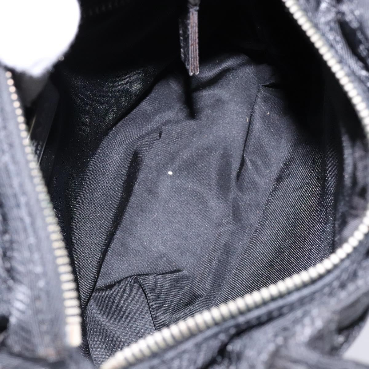 Prada Vintage Zip Handbag Tessuto Black Nylon Handbag (Pre-Owned)