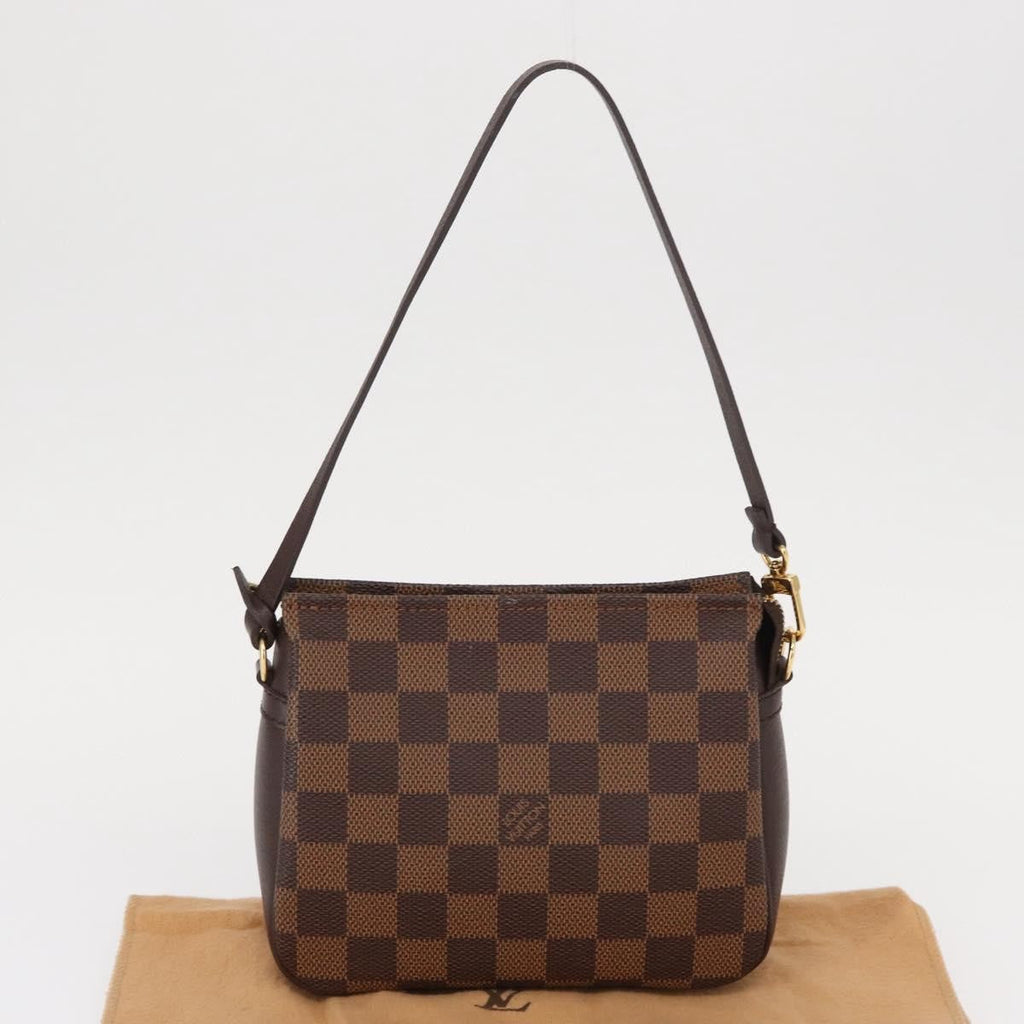 Louis Vuitton Trousse Make Up Bag Damier Canvas Brown Canvas Clutche & Pouche Bag (Pre-Owned)