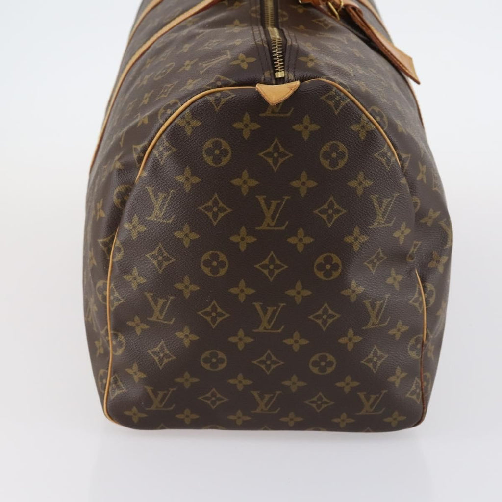 Louis Vuitton Keepall Bag Monogram Canvas Brown Canvas Travel Bag Bag (Pre-Owned)