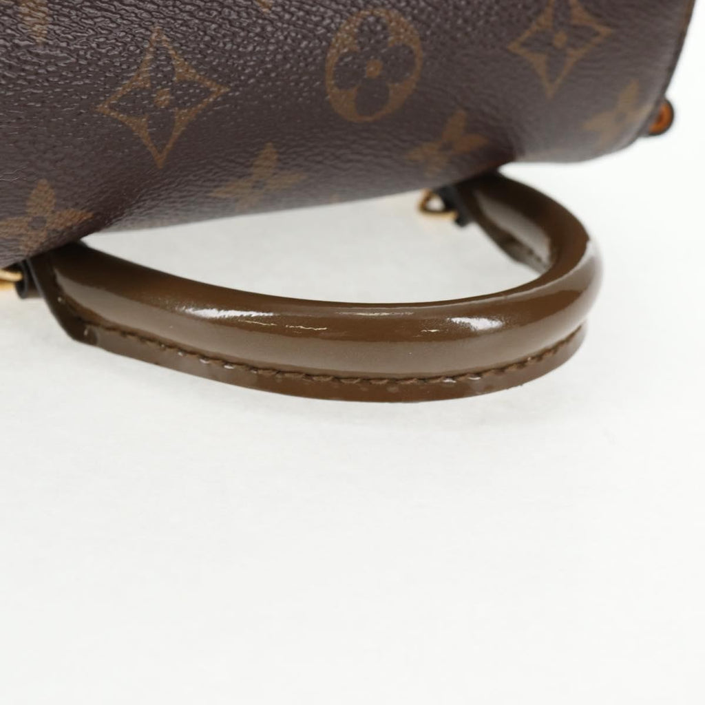 Louis Vuitton Hot Springs Backpack Vernis With Monogram Canvas Khaki Canvas Backpack Bag (Pre-Owned)