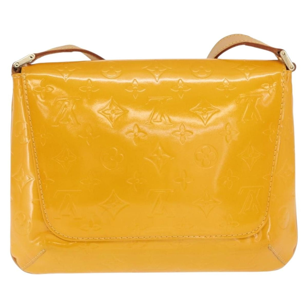 Louis Vuitton Thompson Street Handbag Monogram Vernis Yellow Patent_Leather Shoulder Bag Bag (Pre-Owned)