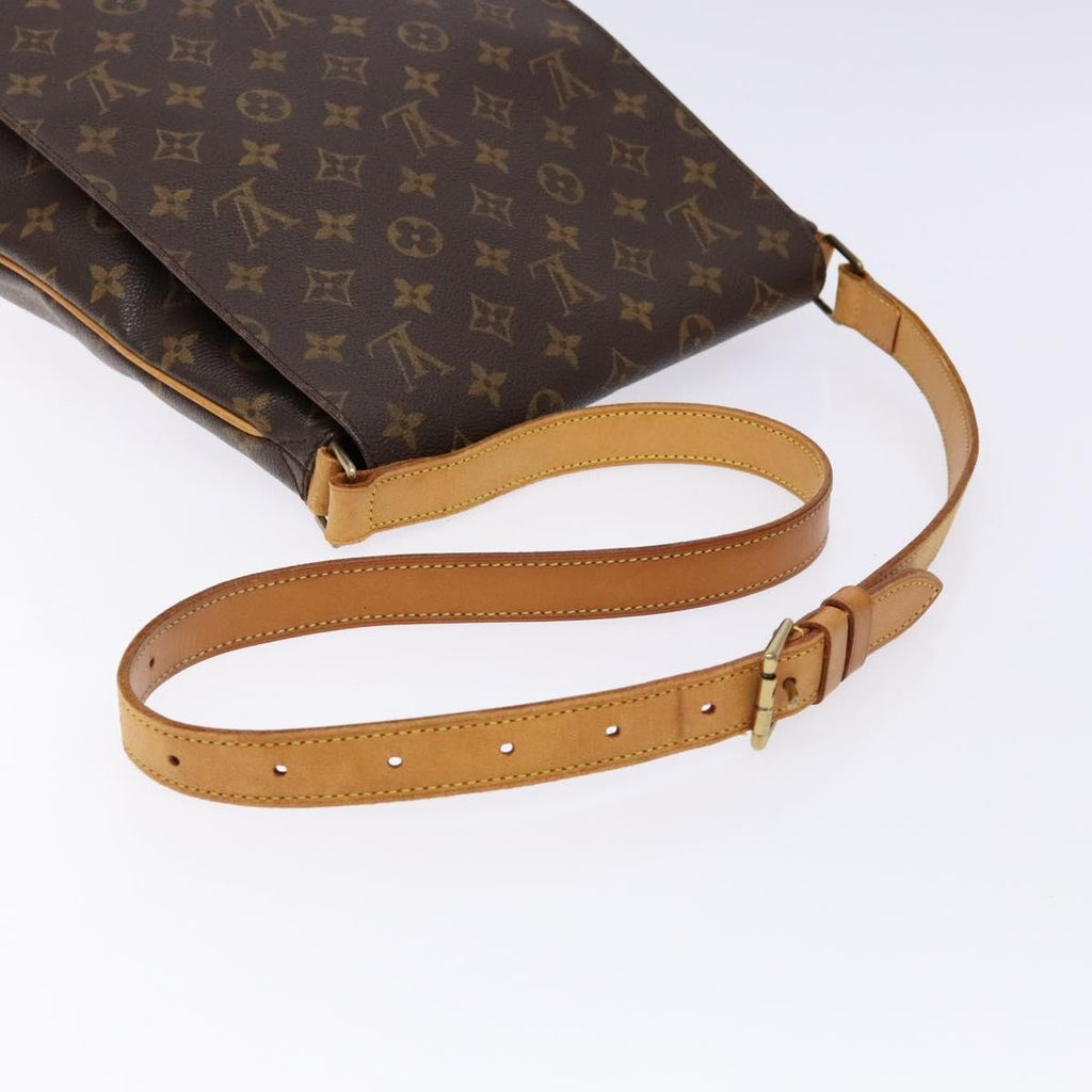 Louis Vuitton Musette Salsa Handbag Monogram Canvas Brown Canvas Bag (Pre-Owned)