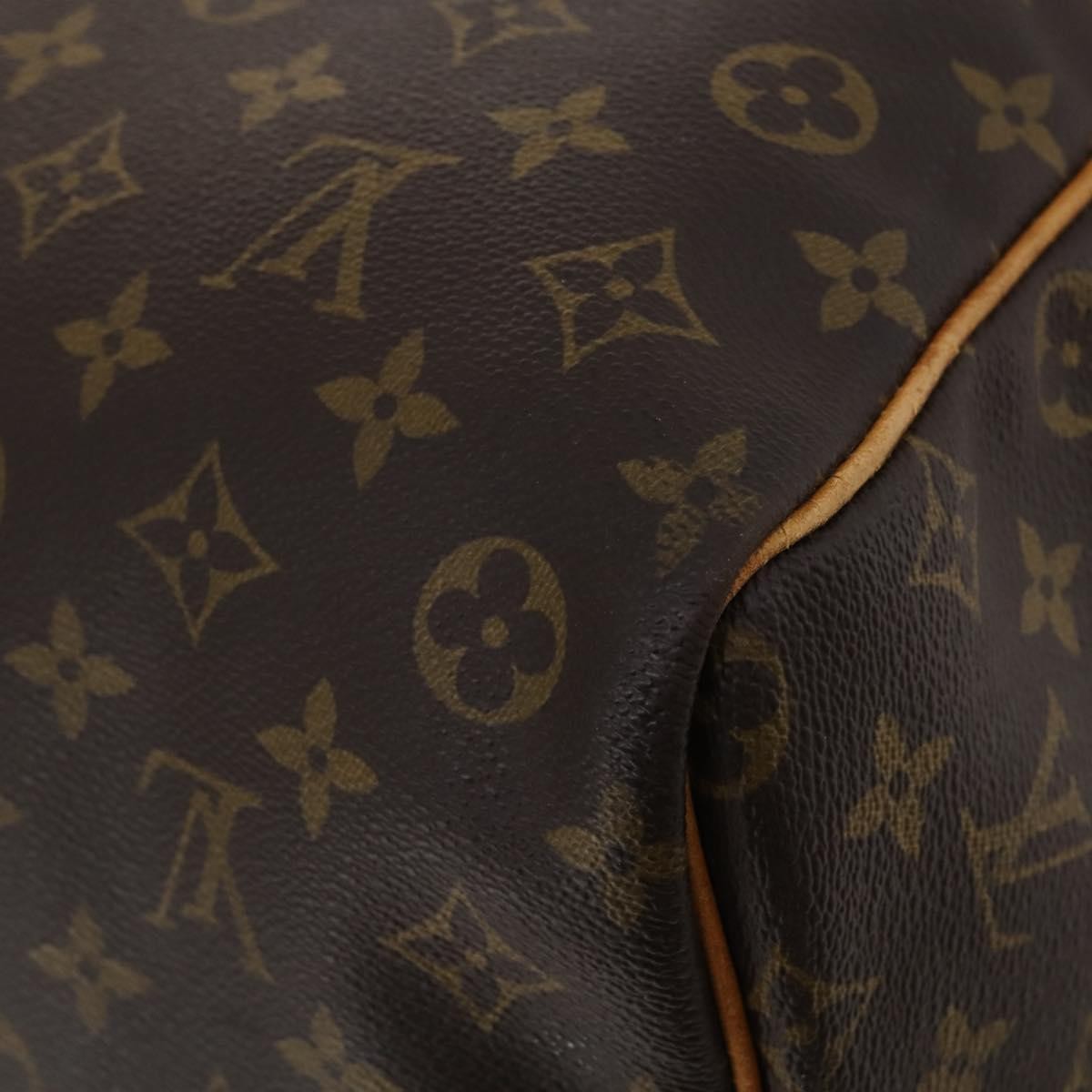 Louis Vuitton Keepall Bag Monogram Canvas Brown Canvas Travel Bag Bag (Pre-Owned)