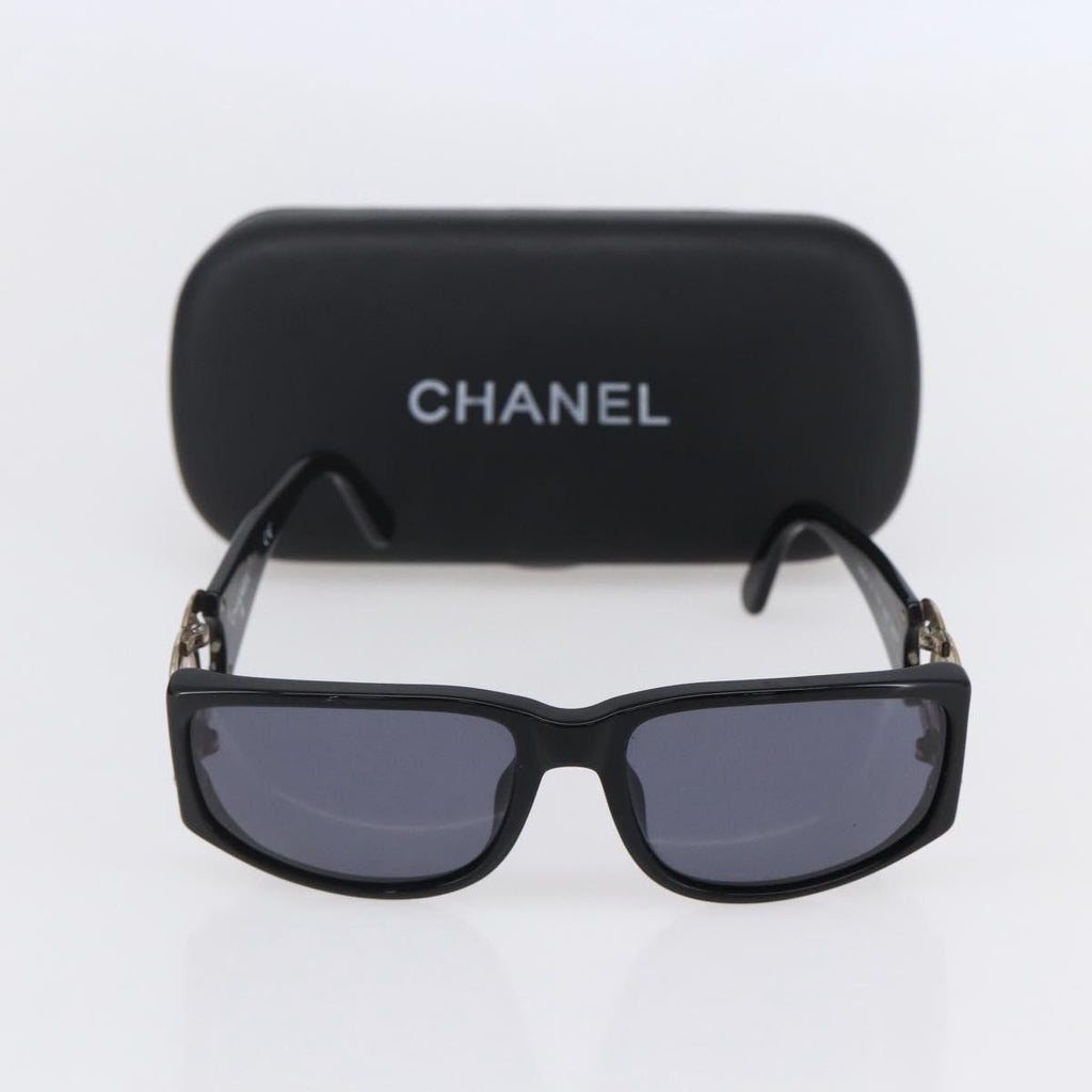 Chanel Chanel Logo Sunglasses Eye Wear Plastic Black Plastic Sunglasse Accessory (Pre-Owned)