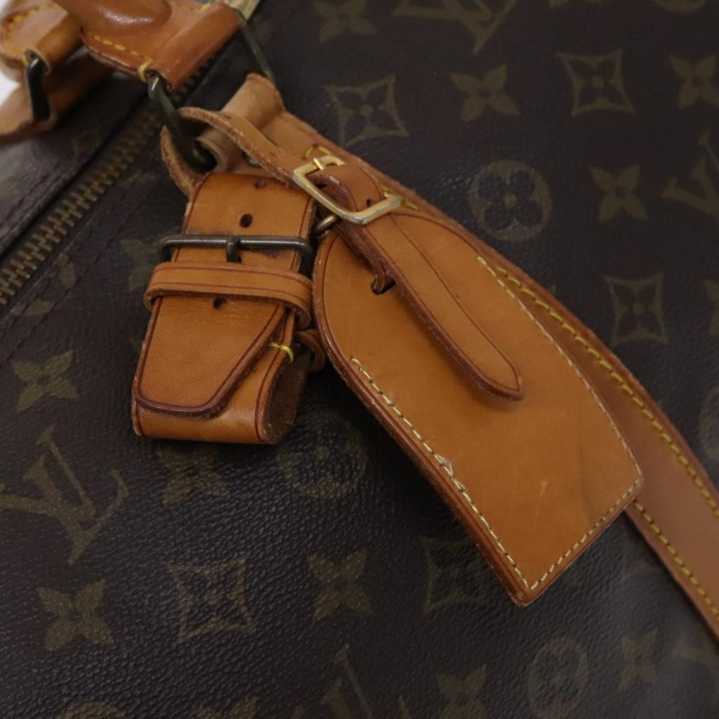 Louis Vuitton Keepall Bag Monogram Canvas Brown Canvas Travel Bag Bag (Pre-Owned)