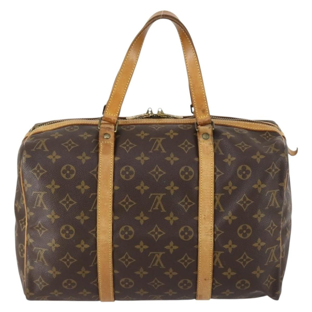 Louis Vuitton Sac Souple Handbag Monogram Canvas Brown Canvas Travel Bag Bag (Pre-Owned)