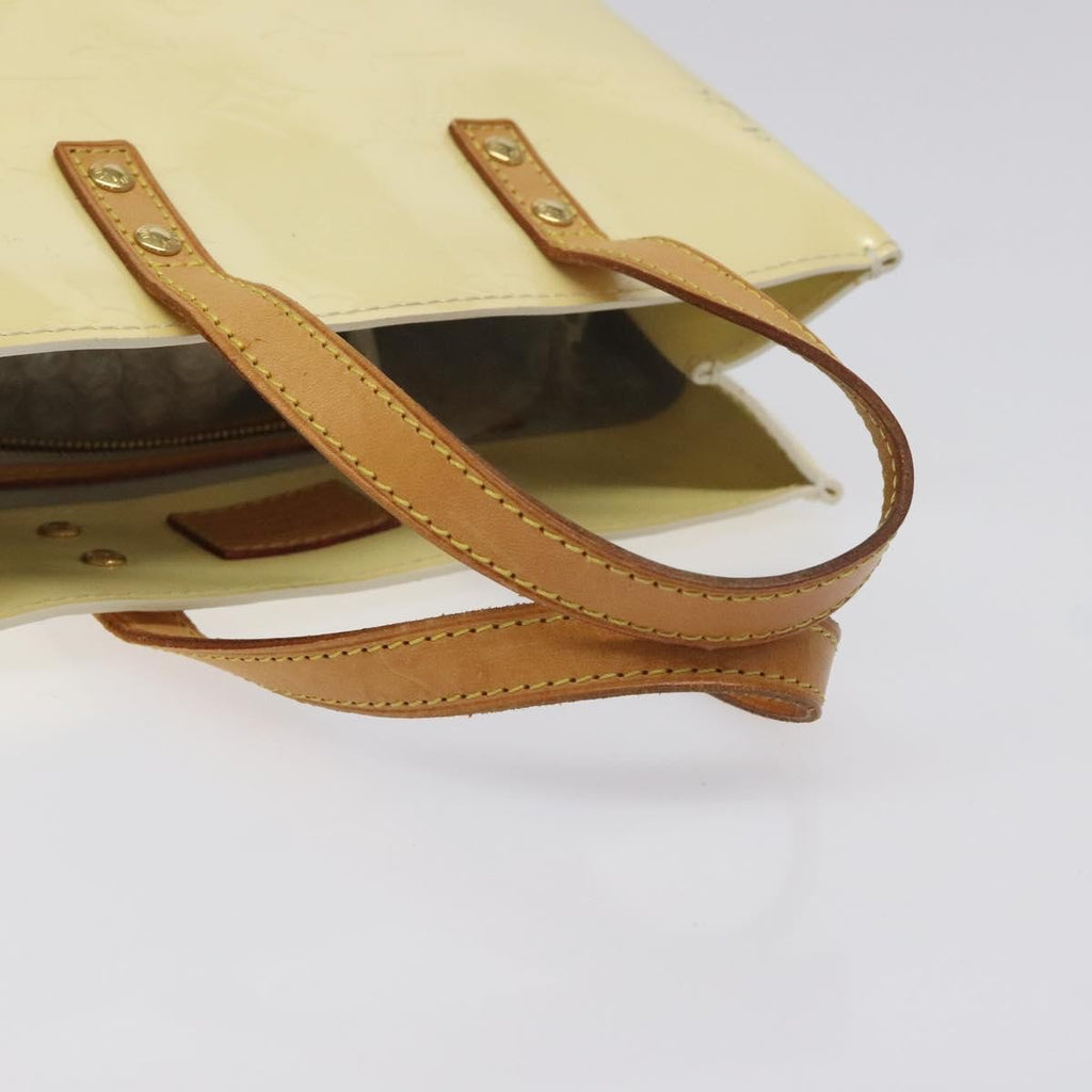 Louis Vuitton Reade Handbag Monogram Vernis Beige Patent_Leather Bag (Pre-Owned)