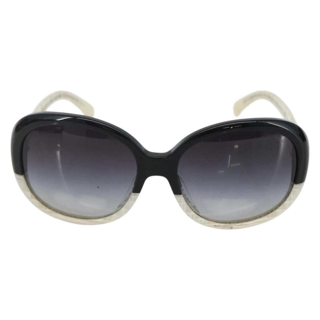 Chanel Chanel Logo Sunglasses Eye Wear Plastic Black Plastic Sunglasse Accessory (Pre-Owned)