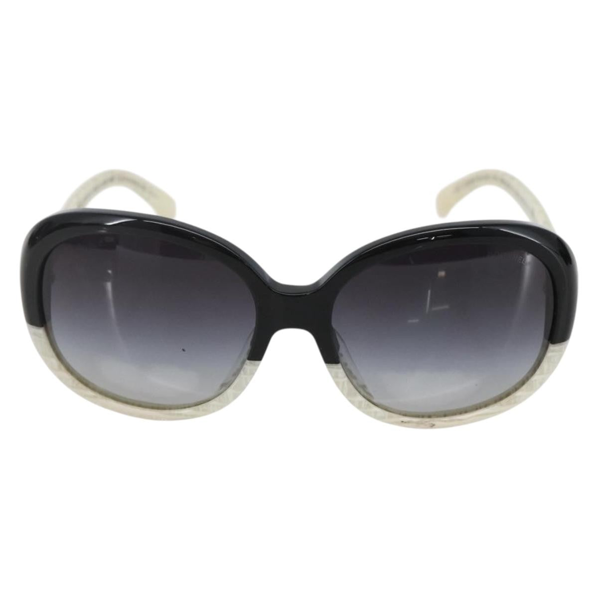 Chanel Chanel Logo Sunglasses Eye Wear Plastic Black Plastic Sunglasse Accessory (Pre-Owned)