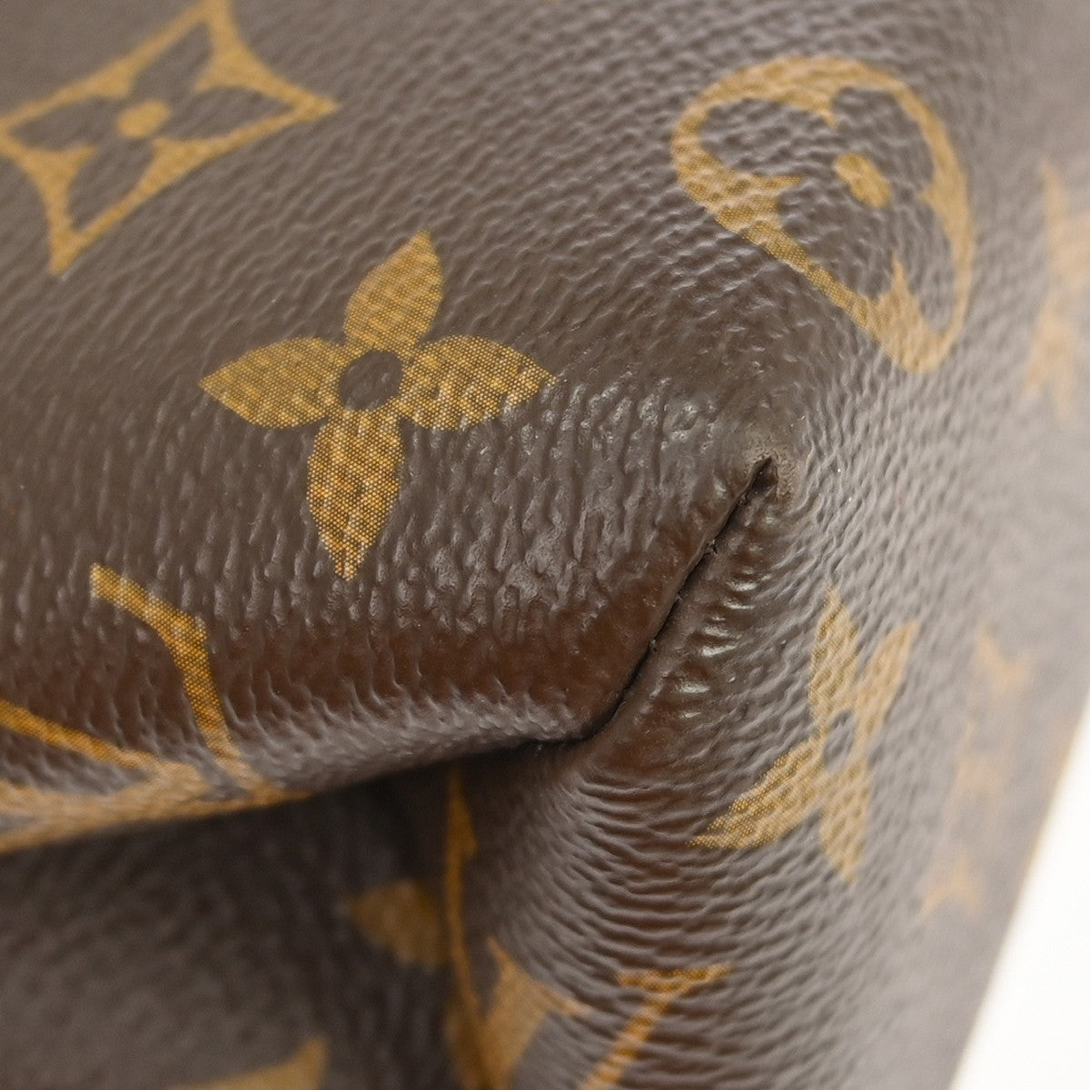 Louis Vuitton Locky Handbag Monogram Canvas With Leather Brown Canvas Handbag (Pre-Owned)