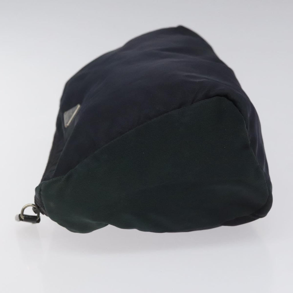 Prada Vintage Pouch Tessuto Navy Nylon Clutche & Pouche Bag (Pre-Owned)