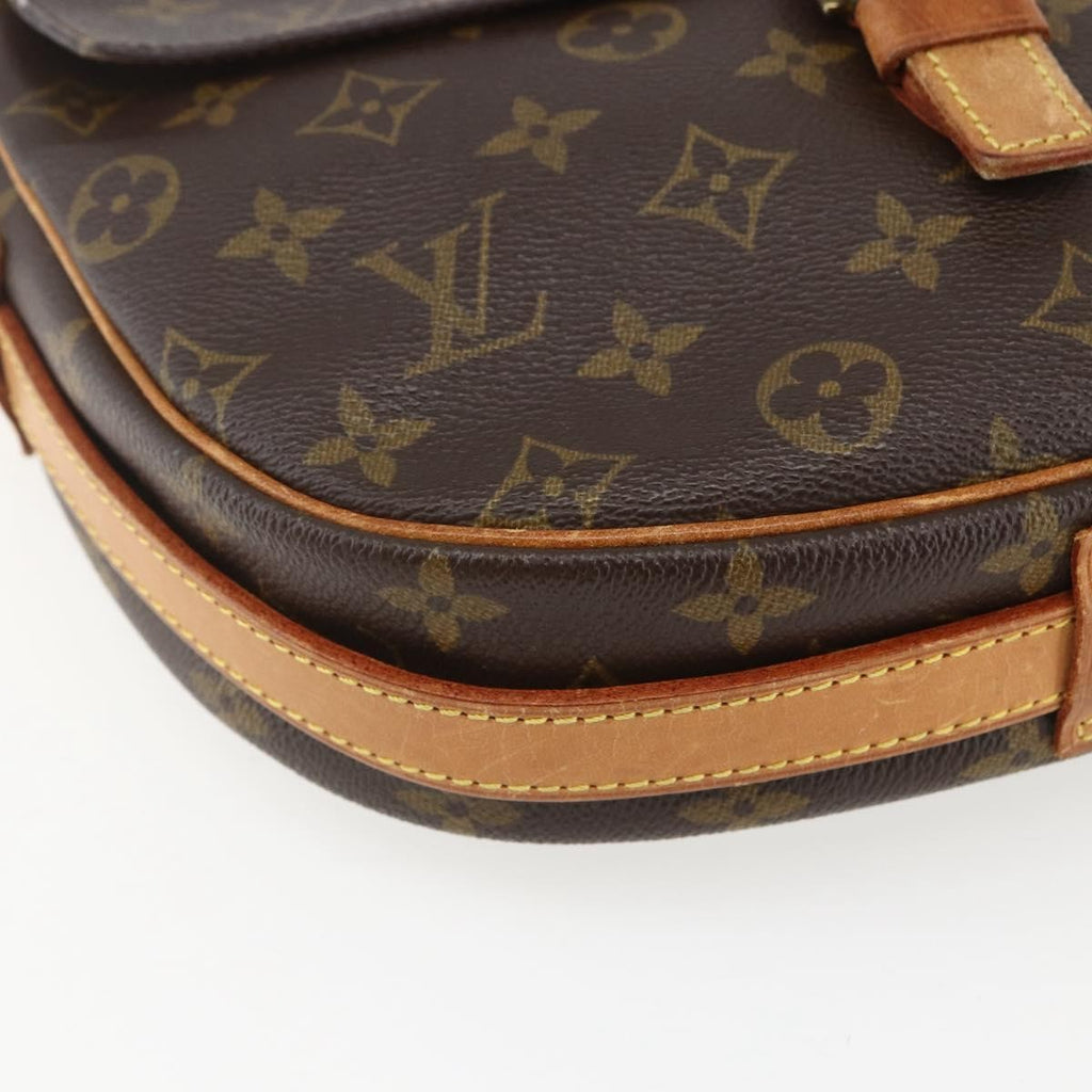 Louis Vuitton Jeune Fille Handbag Monogram Canvas Brown Canvas Shoulder Bag Bag (Pre-Owned)