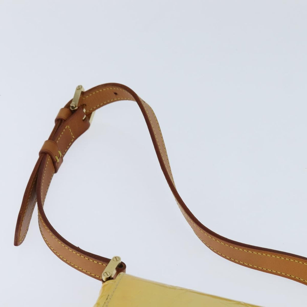 Louis Vuitton Thompson Street Handbag Monogram Vernis Yellow Patent_Leather Shoulder Bag Bag (Pre-Owned)