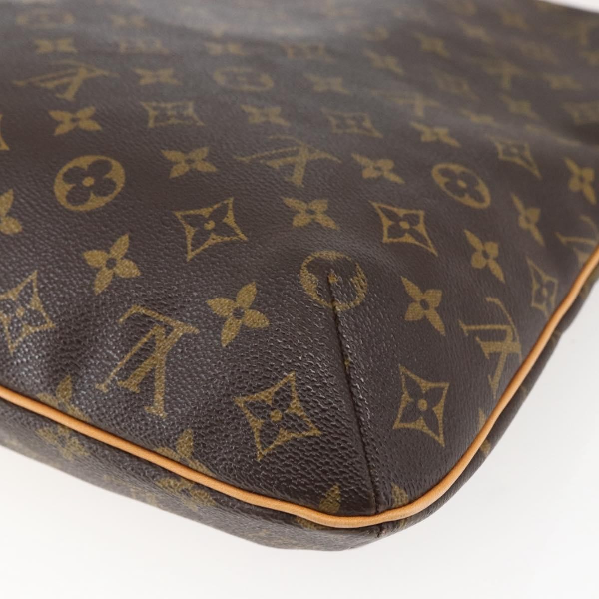 Louis Vuitton Musette Handbag Monogram Canvas Brown Canvas Shoulder Bag Bag (Pre-Owned)