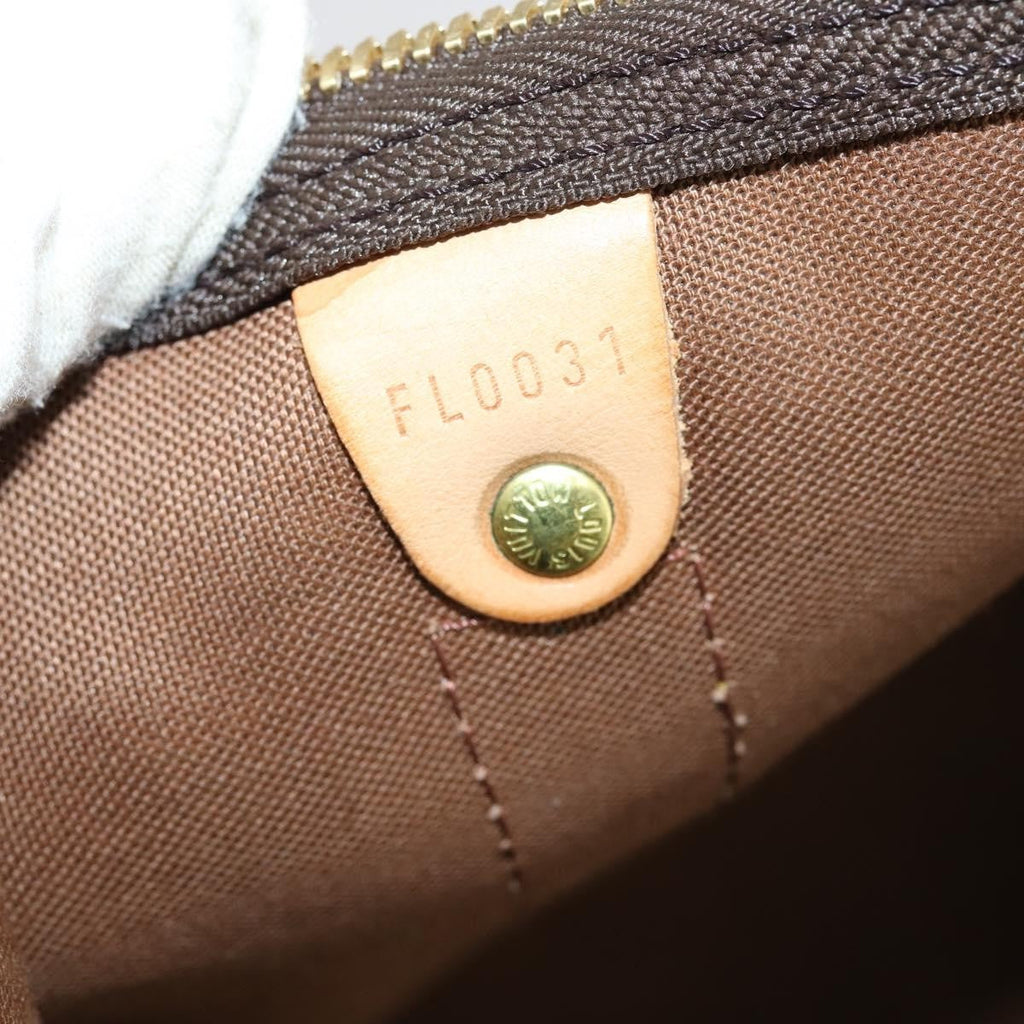 Louis Vuitton Keepall Bag Monogram Canvas Brown Canvas Travel Bag Bag (Pre-Owned)
