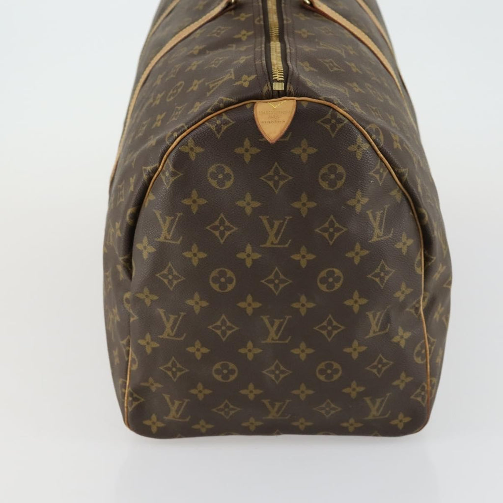 Louis Vuitton Keepall Bag Monogram Canvas Brown Canvas Travel Bag Bag (Pre-Owned)