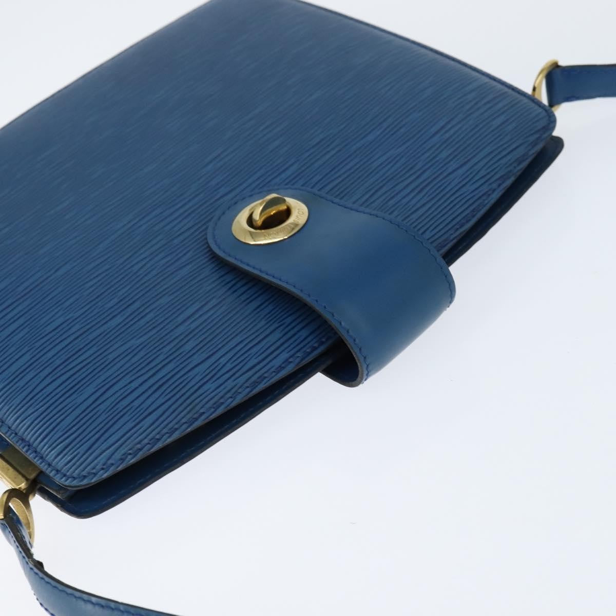 Louis Vuitton Capucines Shoulder Bag Epi Leather Blue Leather Shoulder Bag Bag (Pre-Owned)