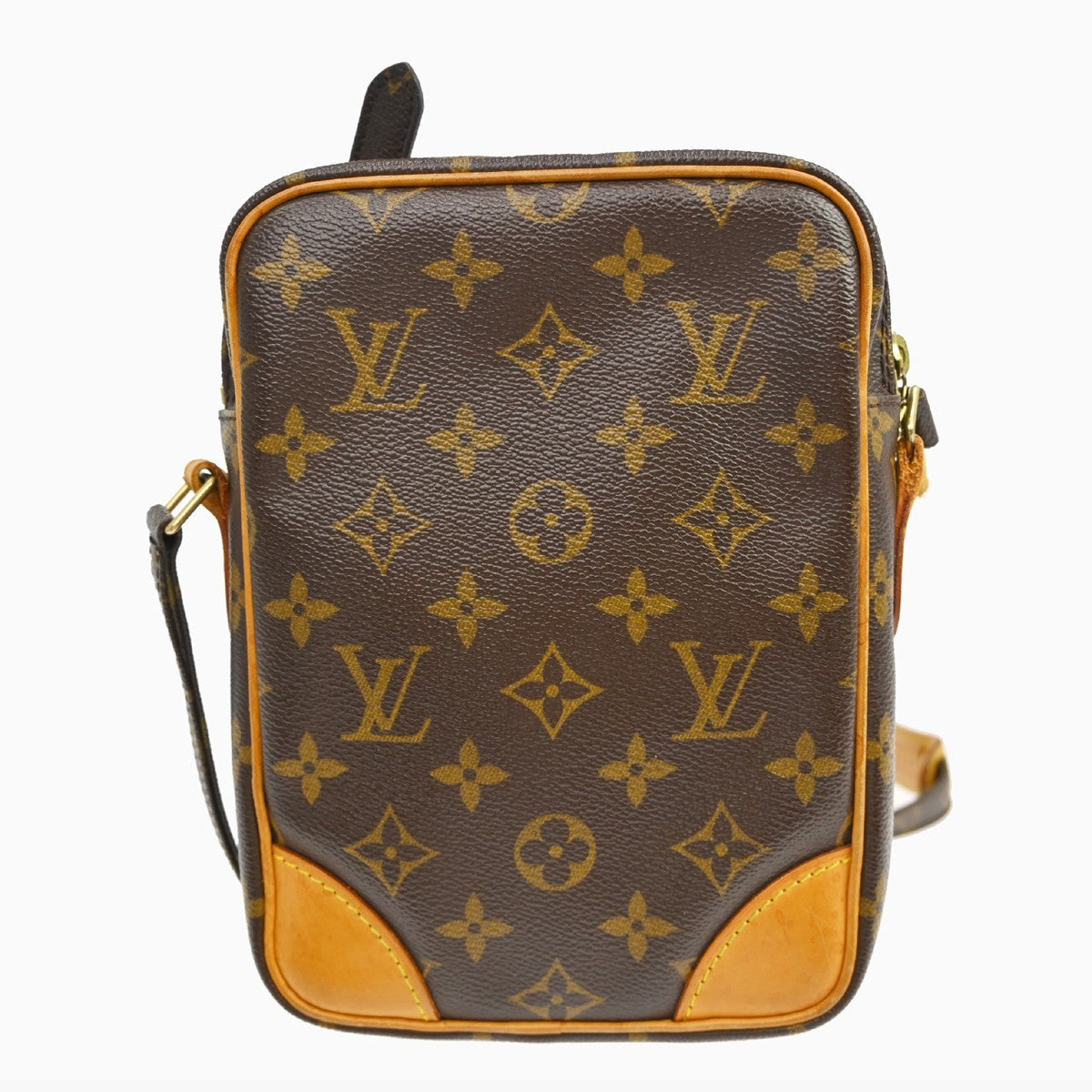 Louis Vuitton Amazone Bag Monogram Canvas Brown Canvas Shoulder Bag Bag (Pre-Owned)