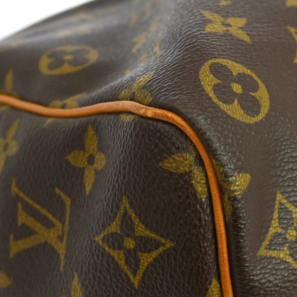 Louis Vuitton Keepall Bandouliere Bag Monogram Canvas Brown Canvas Travel Bag Bag (Pre-Owned)