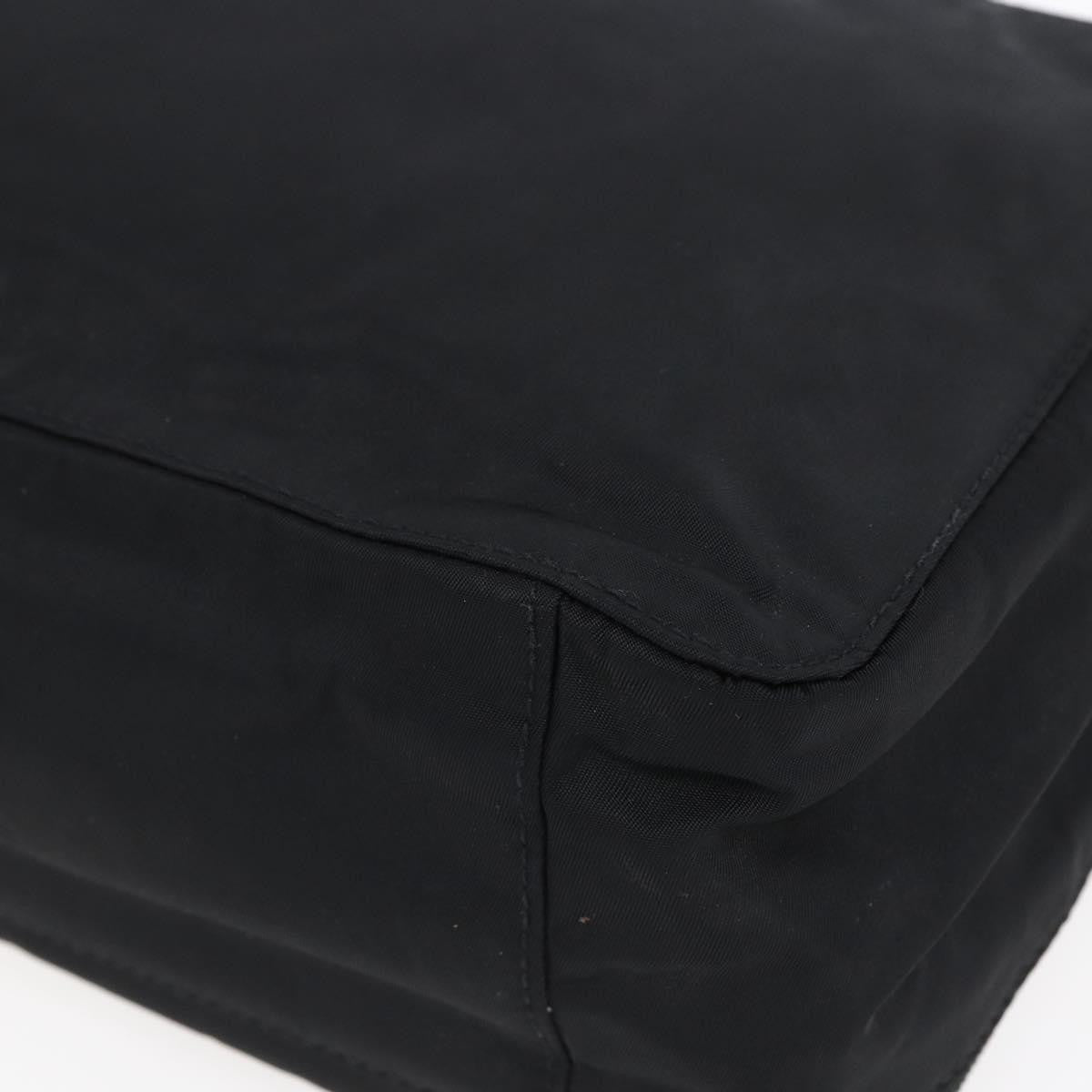 Prada Vintage Handbag Tessuto Black Nylon Handbag (Pre-Owned)
